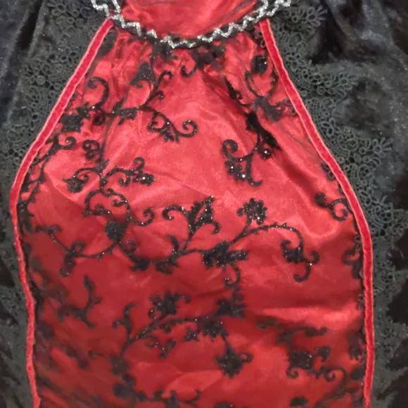 Beautiful Hallow's Eve Dress and Cape set